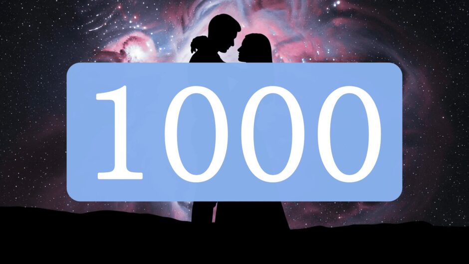 【1000】エンジェルナンバーのツインレイの意味とは？出会い・片思い・サイレント期間のメッセージ