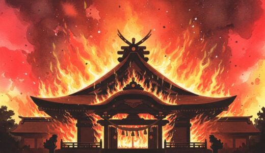 神社が燃える夢は【情熱の高まり】夢占い師が意味と運勢を解説