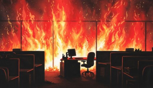 職場の火事の夢は【仕事運上昇の吉兆】夢占い師が意味・運勢・開運方法を解説