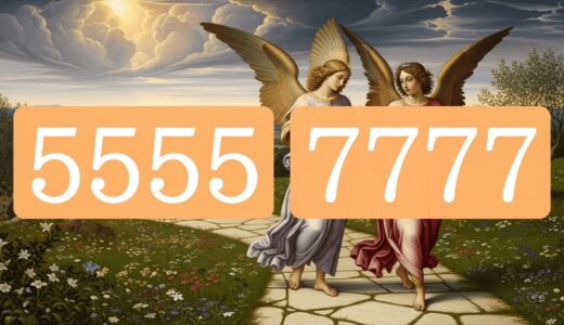 エンジェルナンバー5555と7777を同時に見る意味【自分の道を歩み始める】